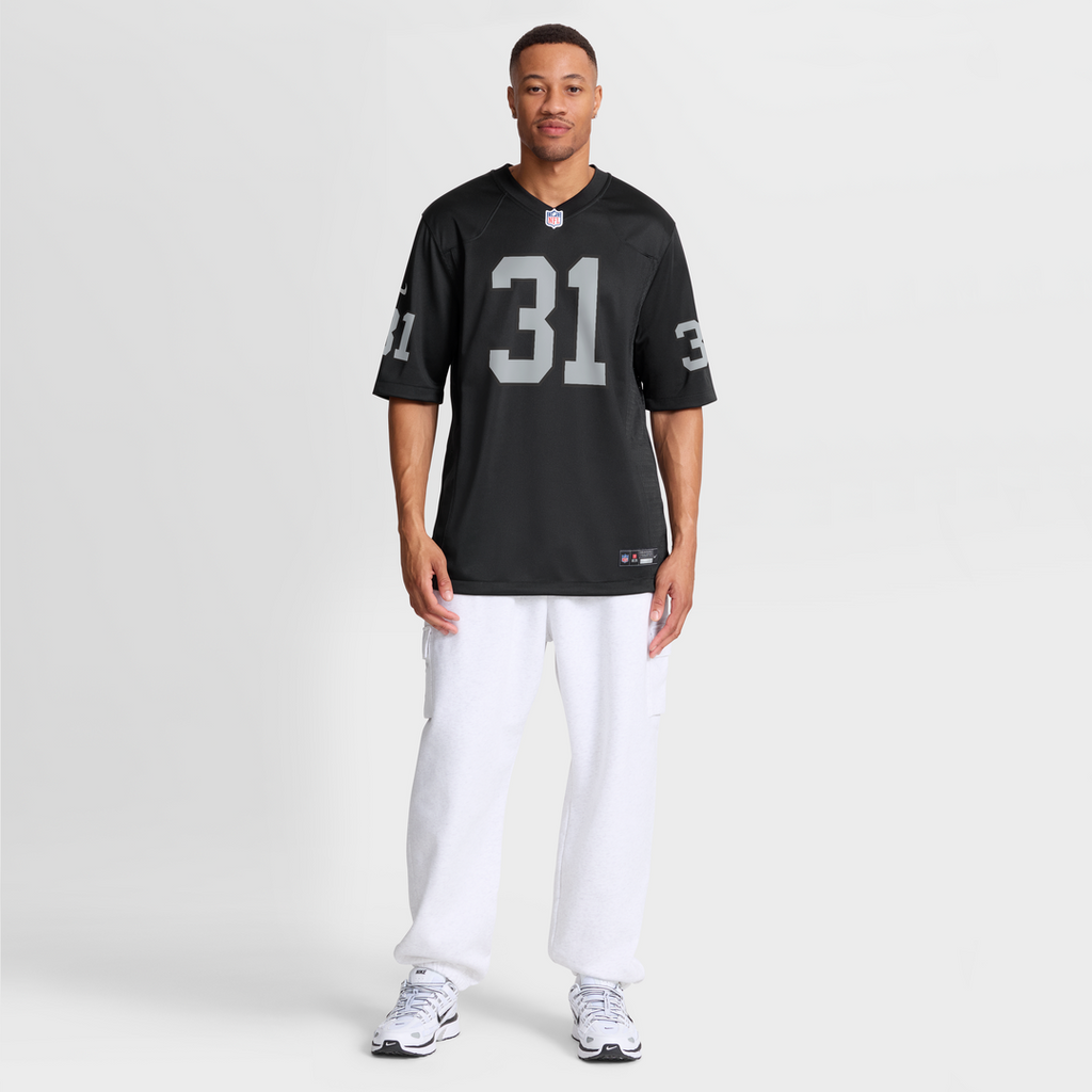 Raheem Mostert Las Vegas Raiders Nike Team Game Official Jersey -  Black