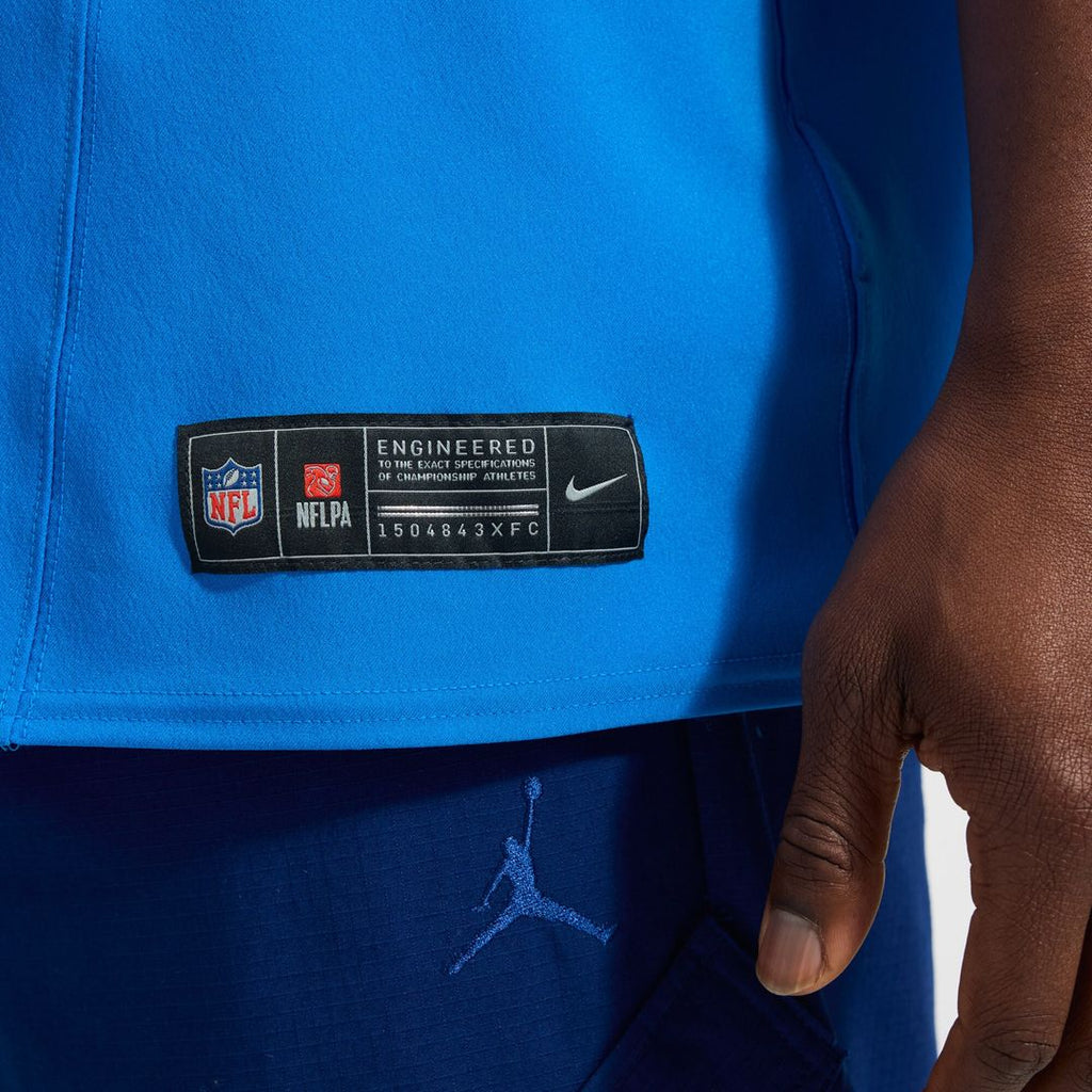 Aidan Hutchinson Detroit Lions Nike Alternate Vapor F.U.S.E. Elite Official Jersey - Black