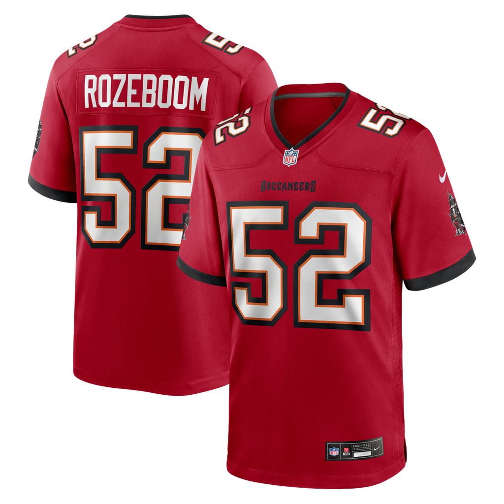 Christian Rozeboom Tampa Bay Buccaneers Nike Team Game Official Jersey - Red