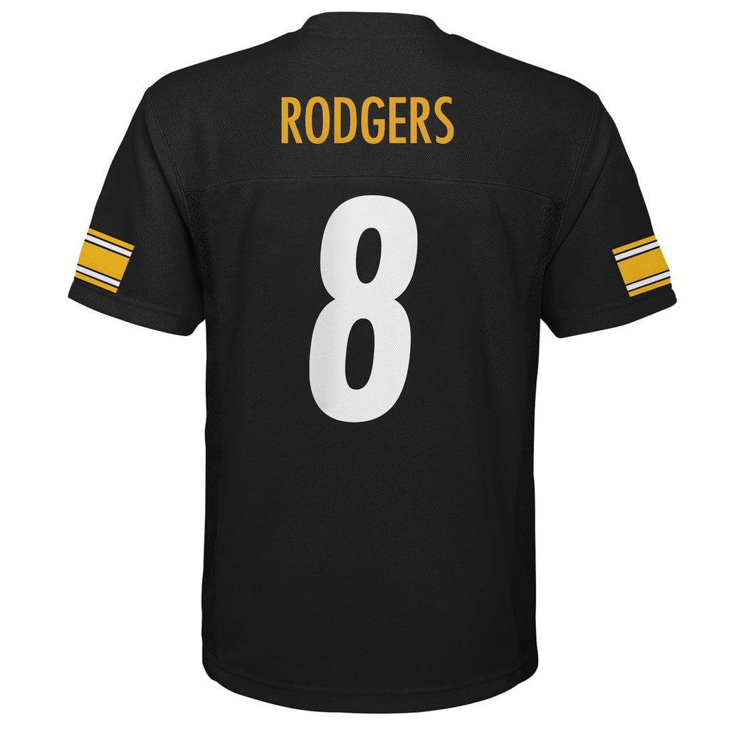 Aaron Rodgers Pittsburgh Steelers Outerstuff Preschool Replica Player Official Jersey - Black