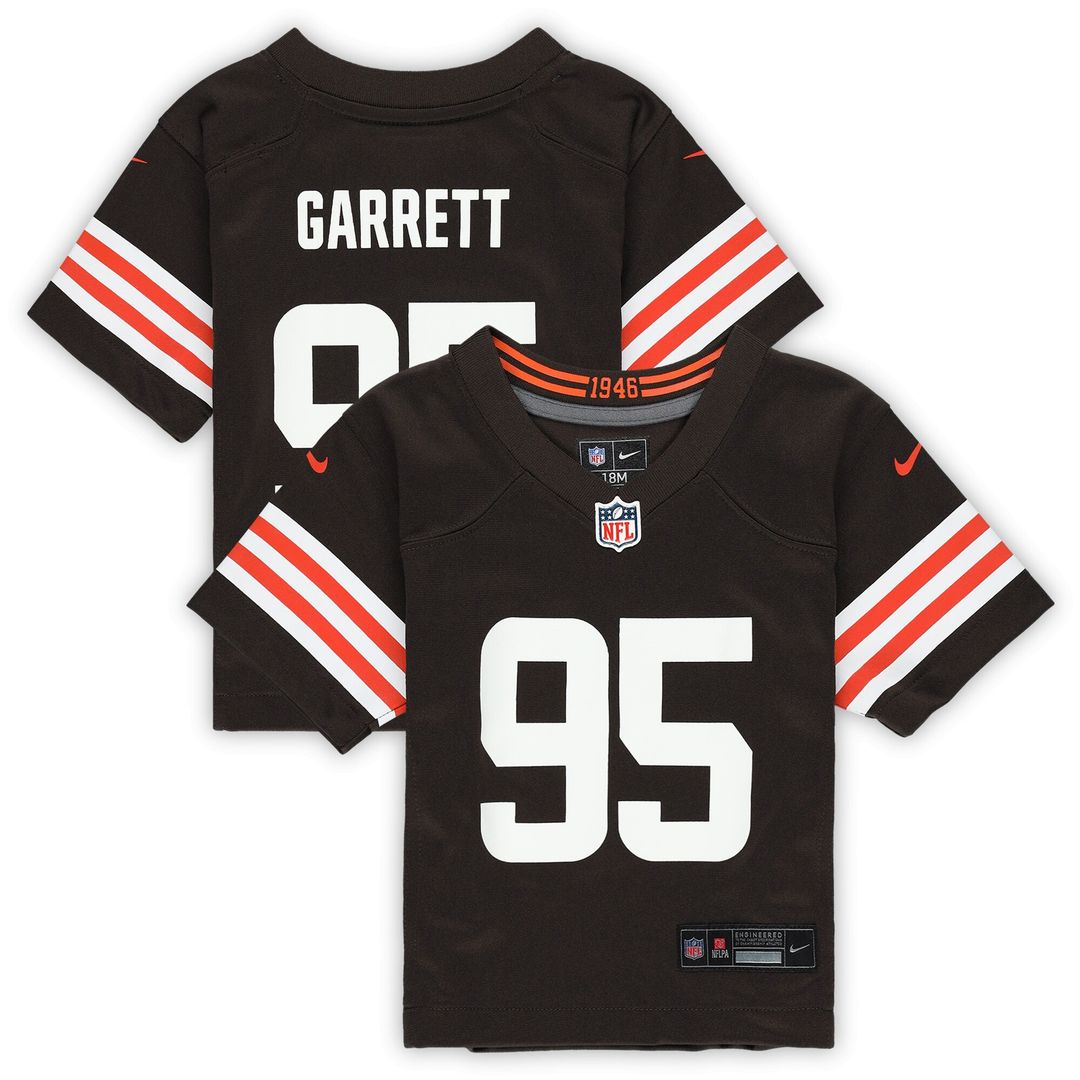 Myles Garrett Cleveland Browns Nike Infant Team  Player Game Official Jersey - Brown