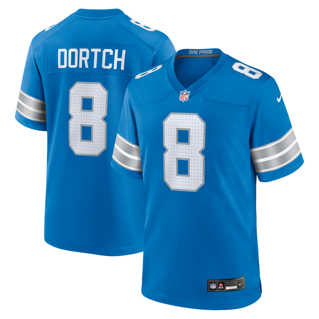 Greg Dortch Detroit Lions Nike Team Game Jersey - Blue