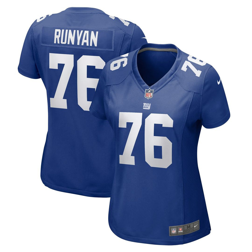 Jon Runyan New York Giants Nike Women's  Game Official Jersey -  Royal