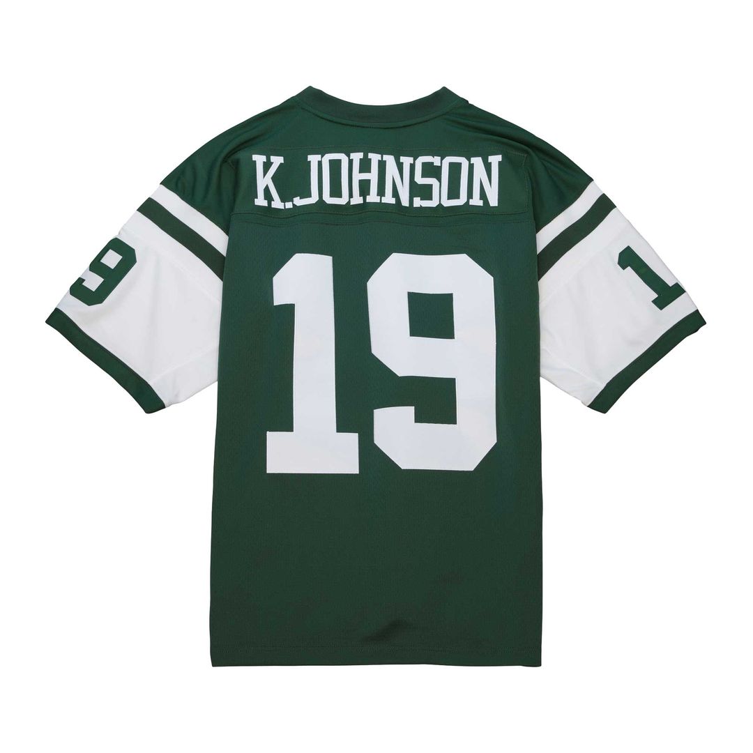 Keyshawn Johnson New York Jets Mitchell & Ness Legacy Replica Official Jersey - Kelly Green