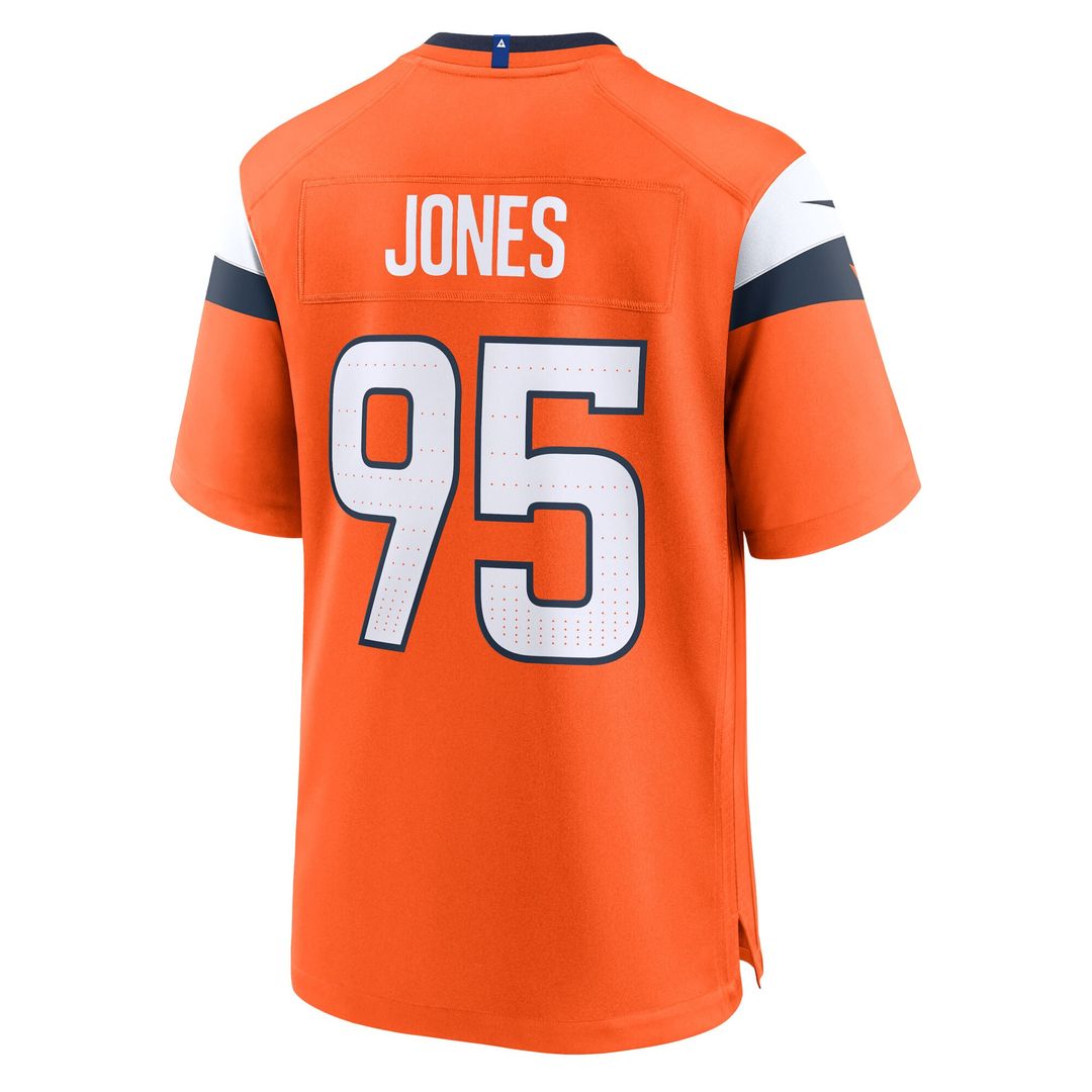Sai'vion Jones Denver Broncos Nike Team Game Jersey - Orange