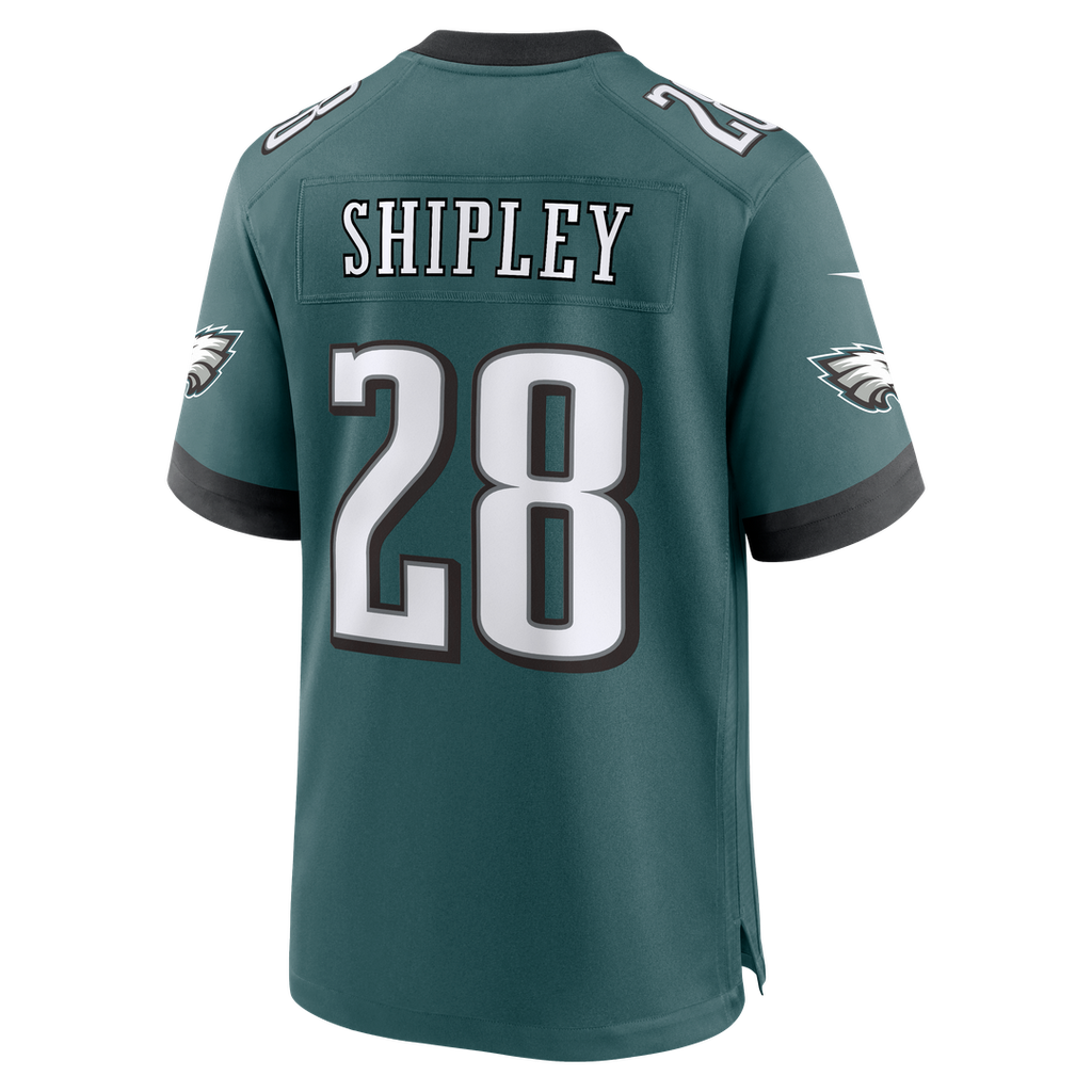 Will Shipley Philadelphia Eagles Nike Team Game Official Jersey -  Midnight Green