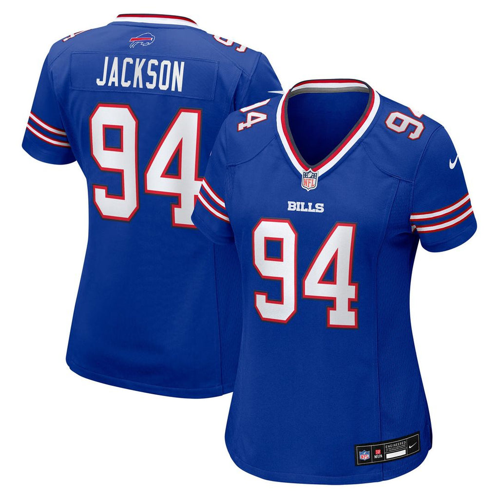 Landon Jackson Buffalo Bills Nike Women's Team Game Jersey - Royal