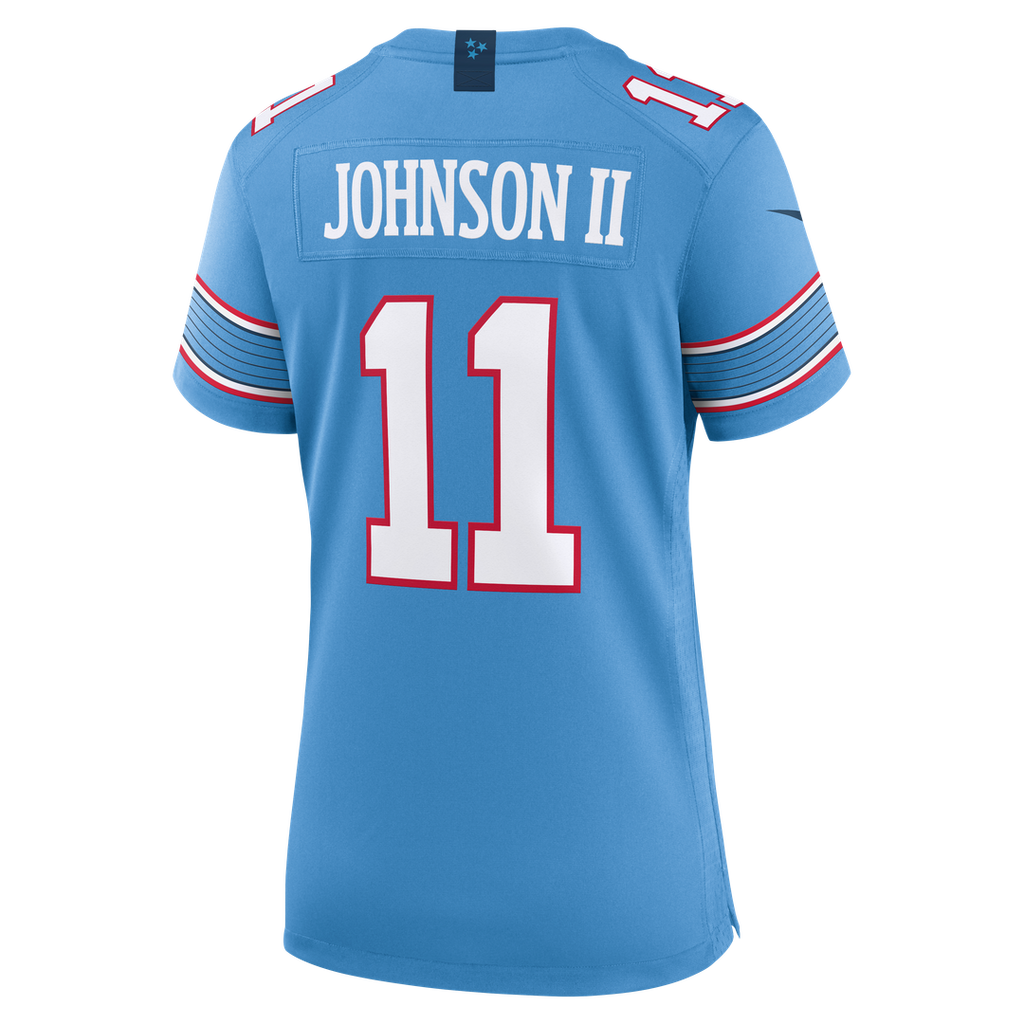 Jermaine Johnson II Tennessee Titans Nike Women's Team Game Official Jersey -  Light Blue