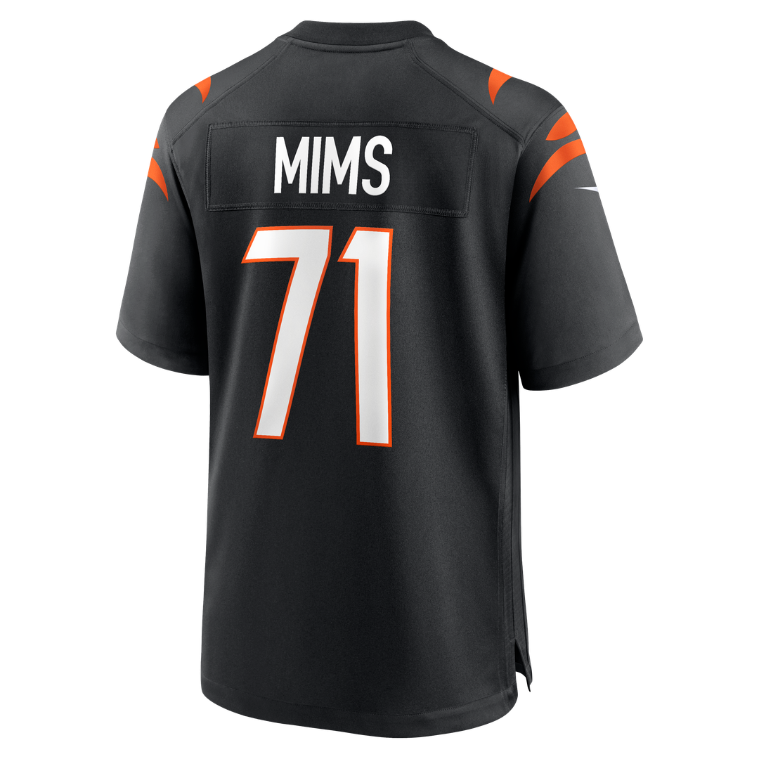 Amarius Mims Cincinnati Bengals Nike Player Game Jersey - Black