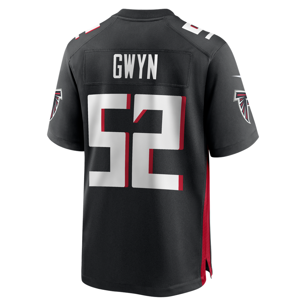 Jovaughn Gwyn Atlanta Falcons Nike Team Game Official Jersey -  Black