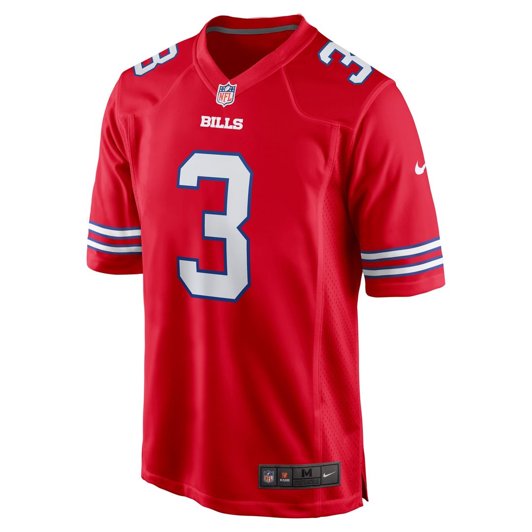 Damar Hamlin Buffalo Bills Nike Alternate Game Official Jersey - Red