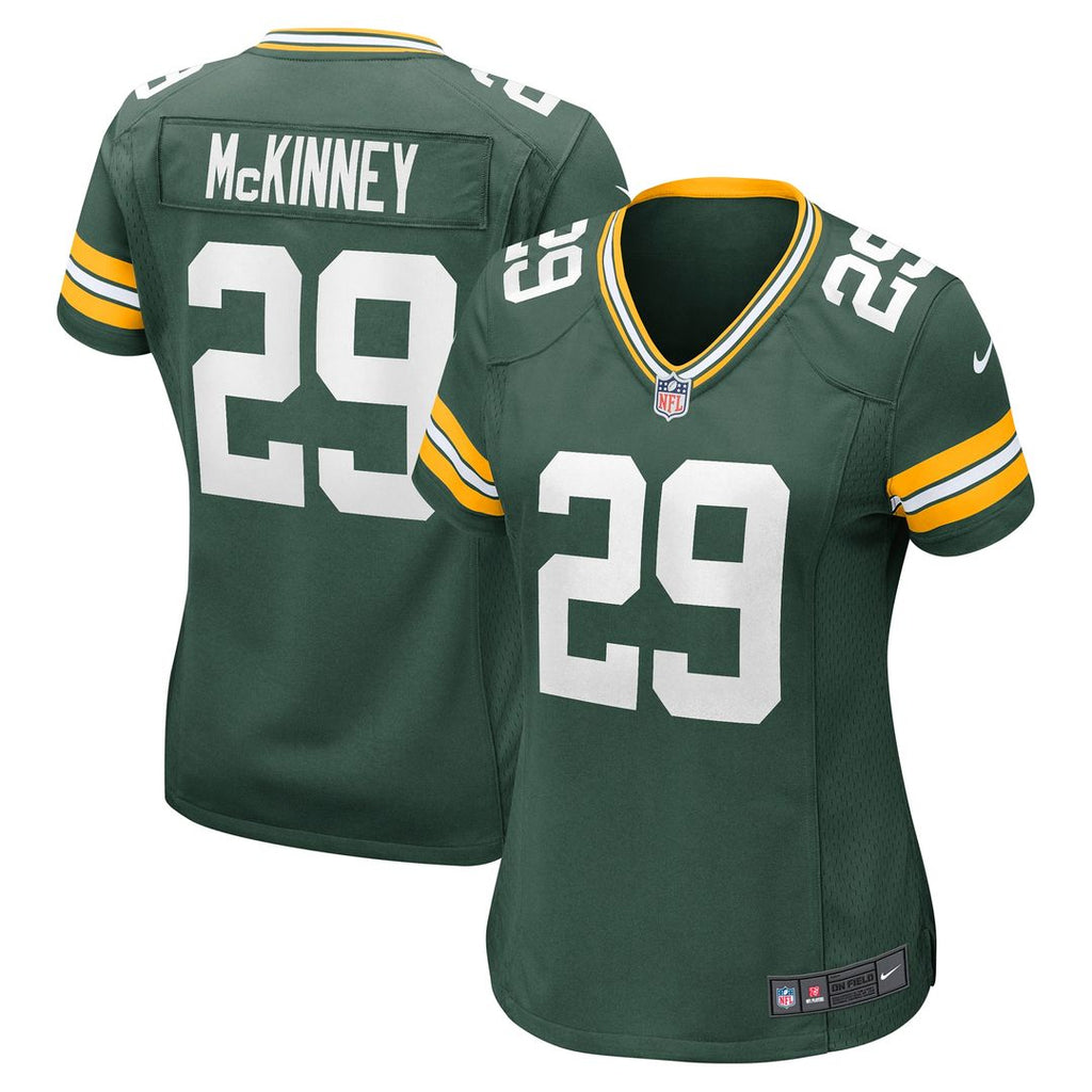 Xavier McKinney Green Bay Packers Nike Women's Team Game Official Jersey -  Green