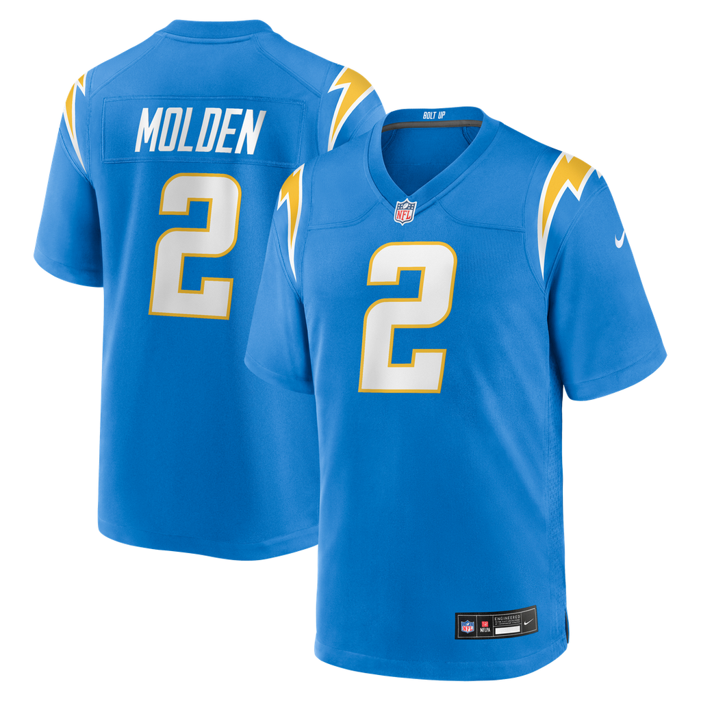 Elijah Molden Los Angeles Chargers Nike Team Game Jersey - Powder Blue