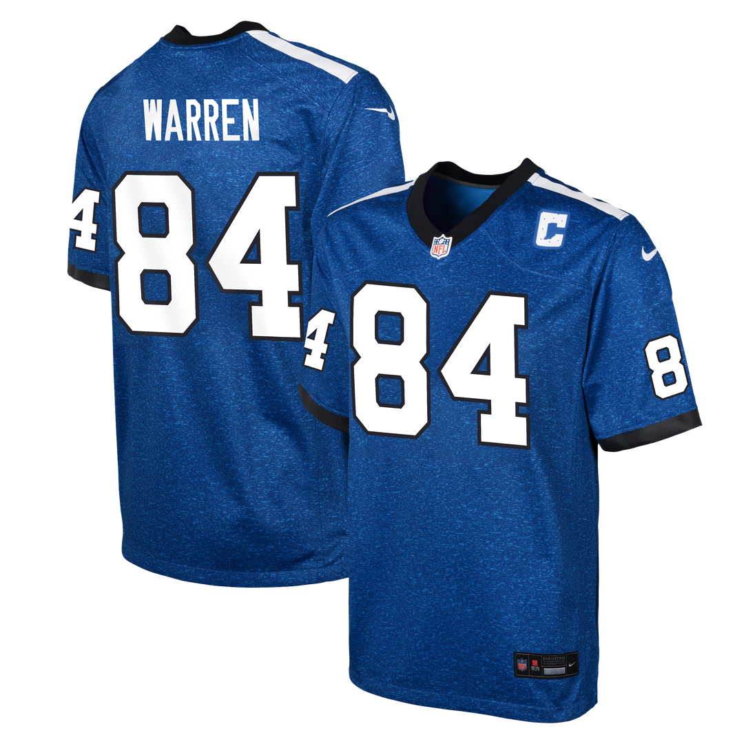 Tyler Warren Indianapolis Colts Nike Youth Alternate 2 Game Official Jersey - Royal