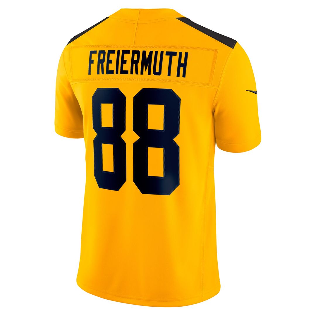 Pat Freiermuth Pittsburgh Steelers Nike Alternate Vapor F.U.S.E. Limited Official Jersey - Gold
