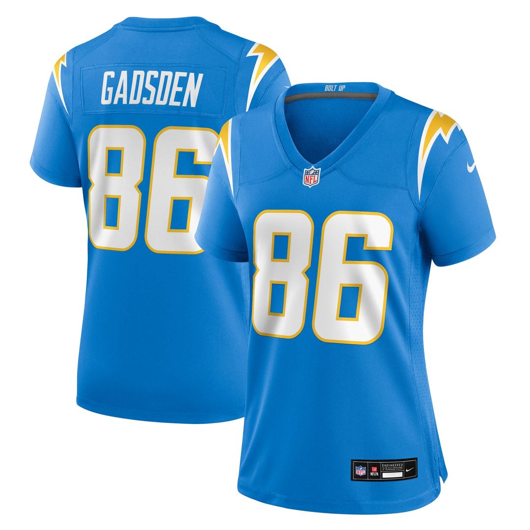 Oronde Gadsden Los Angeles Chargers Nike Women's Team Game Jersey - Powder Blue