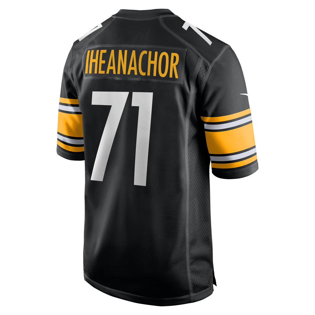 Max Iheanachor Pittsburgh Steelers Nike 2026 NFL Draft First Round Pick No. 21 Team Game Official Jersey - Black