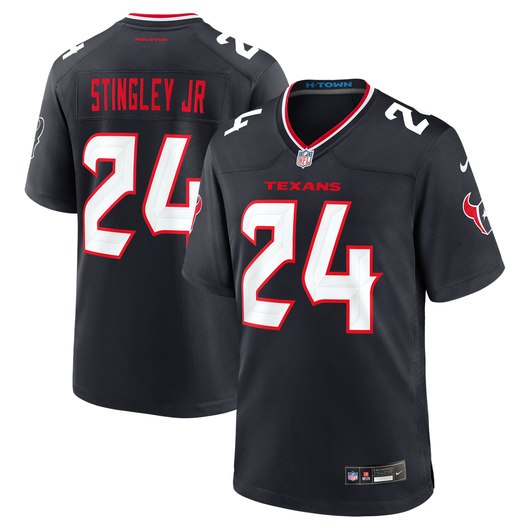 Derek Stingley Jr. Houston Texans Nike Game Official Jersey - Navy