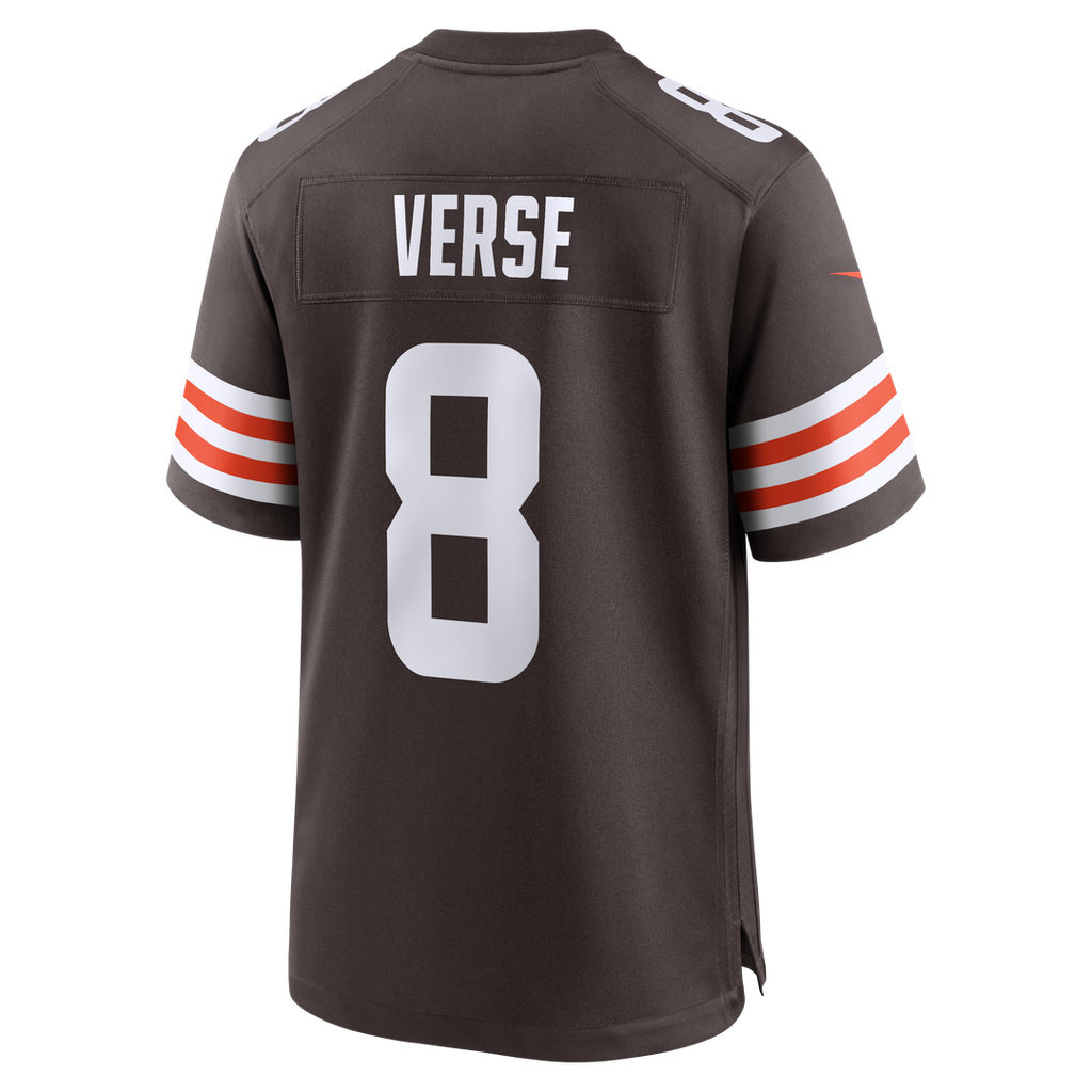 Jared Verse Cleveland Browns Nike Youth Team Game Official Jersey - Brown