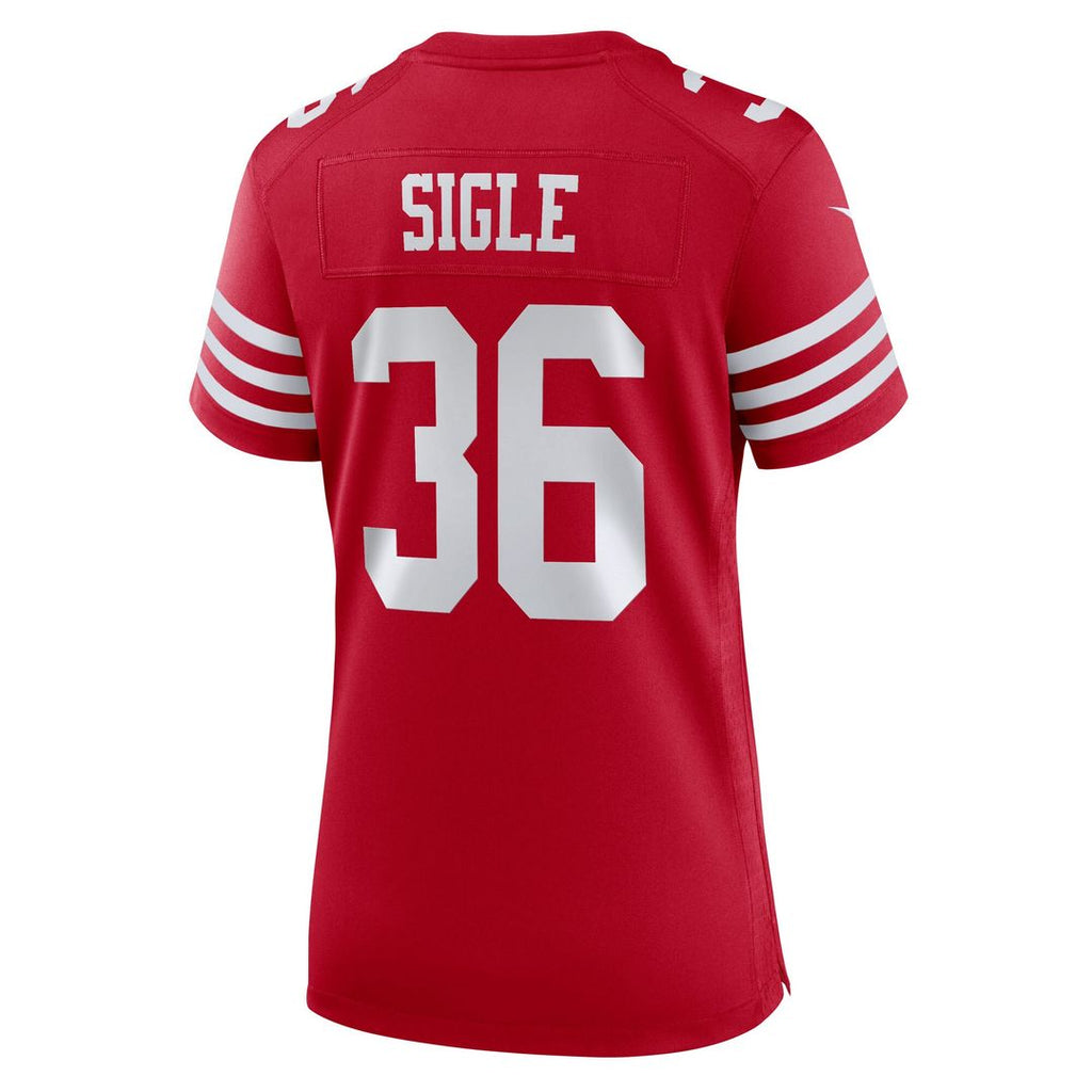 Marques Sigle San Francisco 49ers Nike Women's Team Game Jersey - Scarlet