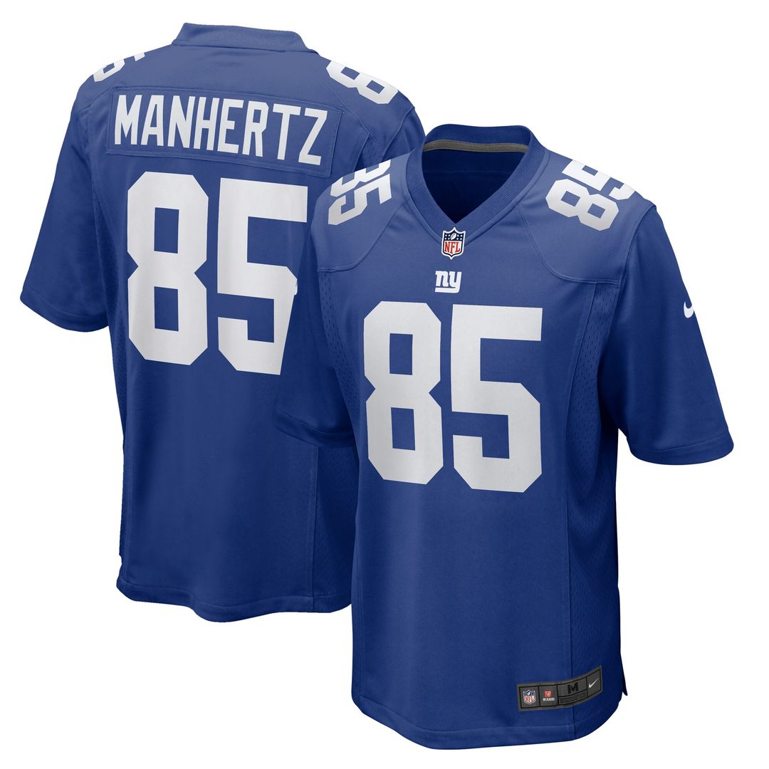 Chris Manhertz New York Giants Nike Team Game Official Jersey -  Royal