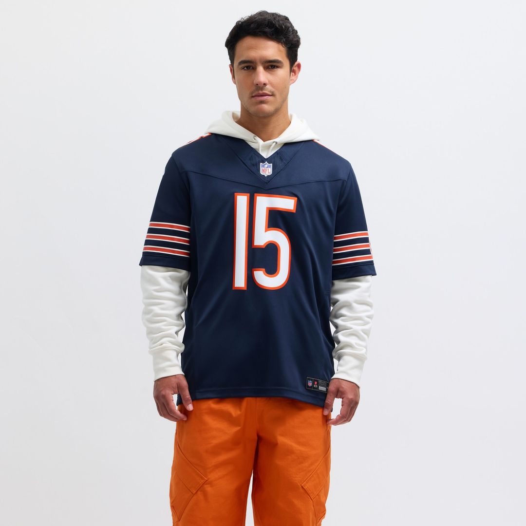 Rome Odunze Chicago Bears Nike Vapor F.U.S.E. Limited Official Jersey - Navy