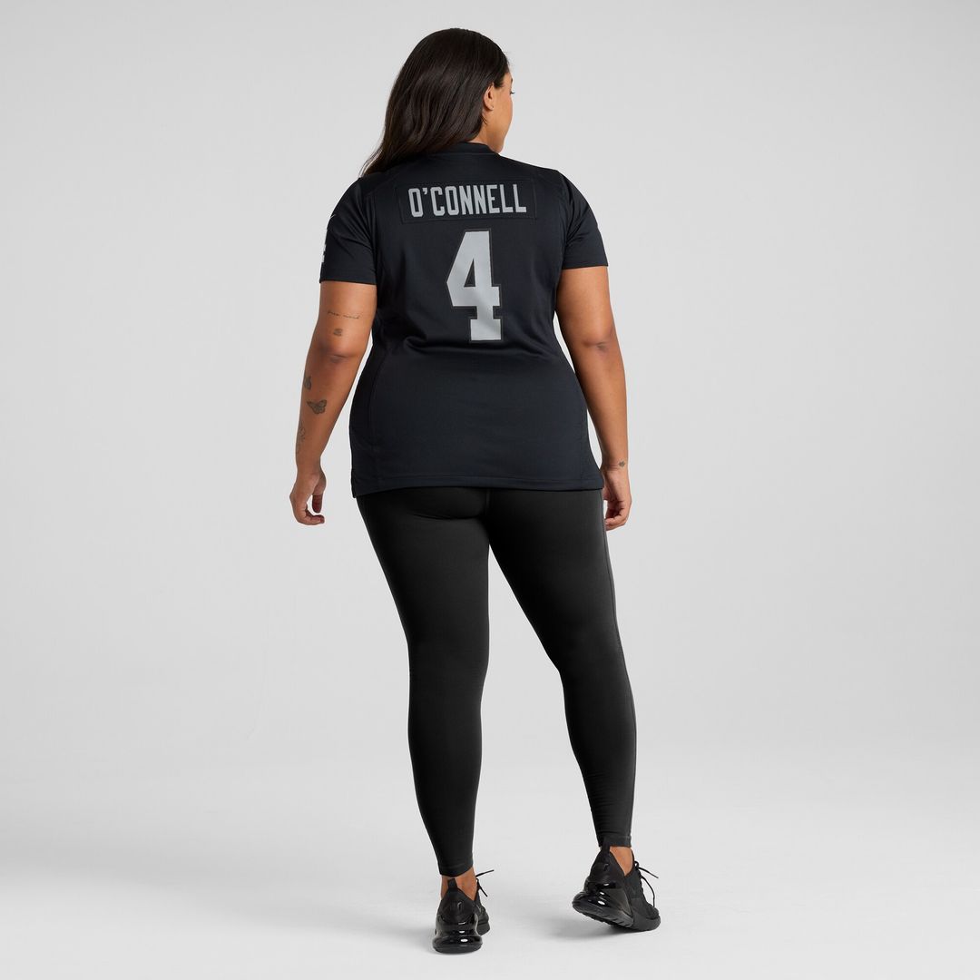 Aidan O'Connell Las Vegas Raiders Nike Women's Game Jersey - Black