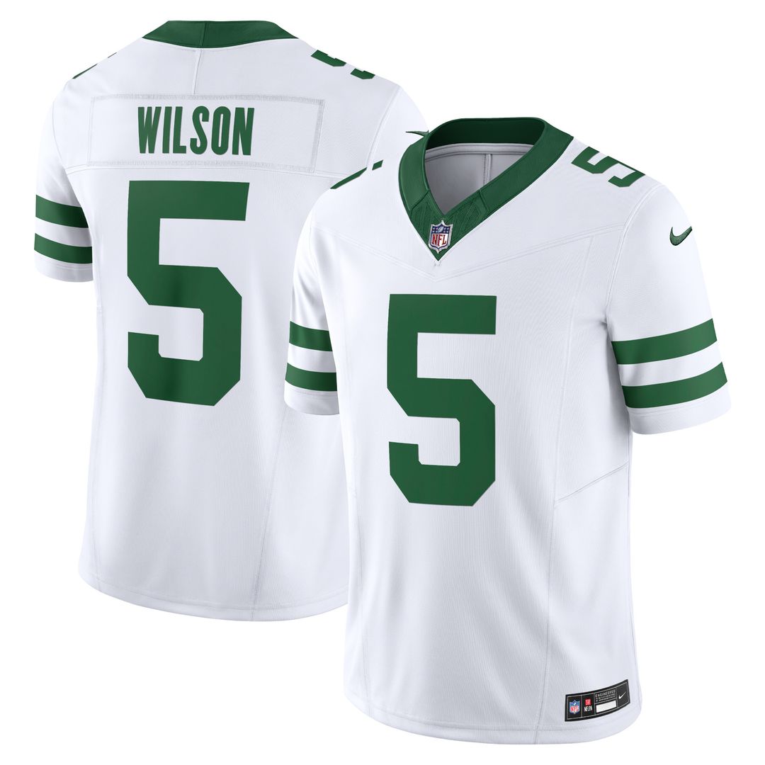 Garrett Wilson New York Jets Nike Vapor F.U.S.E. Limited Official Jersey  - Legacy White