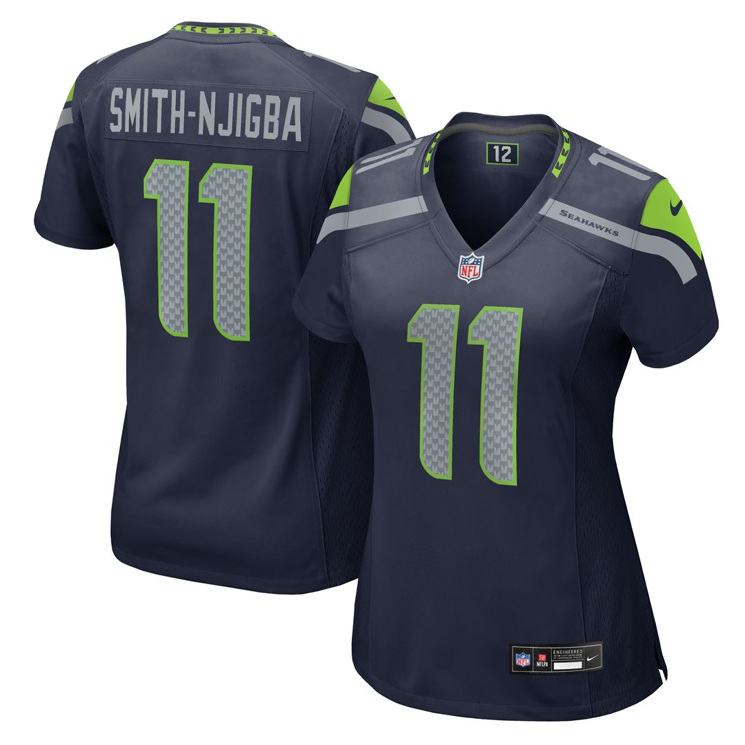 Jaxon Smith-Njigba Seattle Seahawks Nike Women's Throwback Player Game Official Jersey - Royal