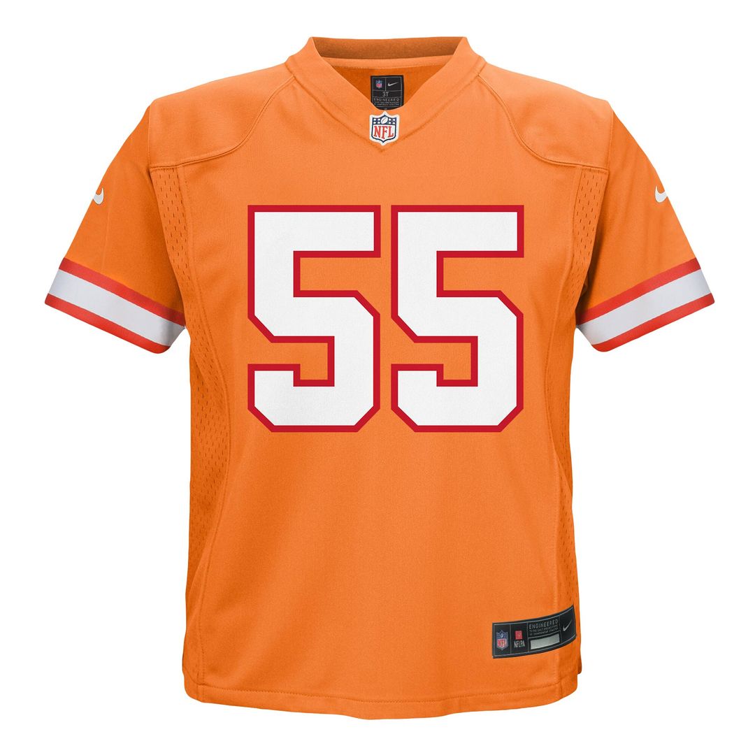 Derrick Brooks Tampa Bay Buccaneers Nike Toddler Retired Player Game Official Jersey - Orange