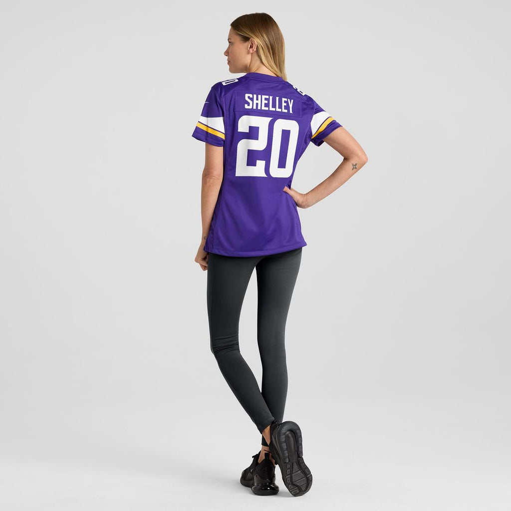 Duke Shelley Minnesota Vikings Nike Women's Home Game Player Official Jersey - Purple