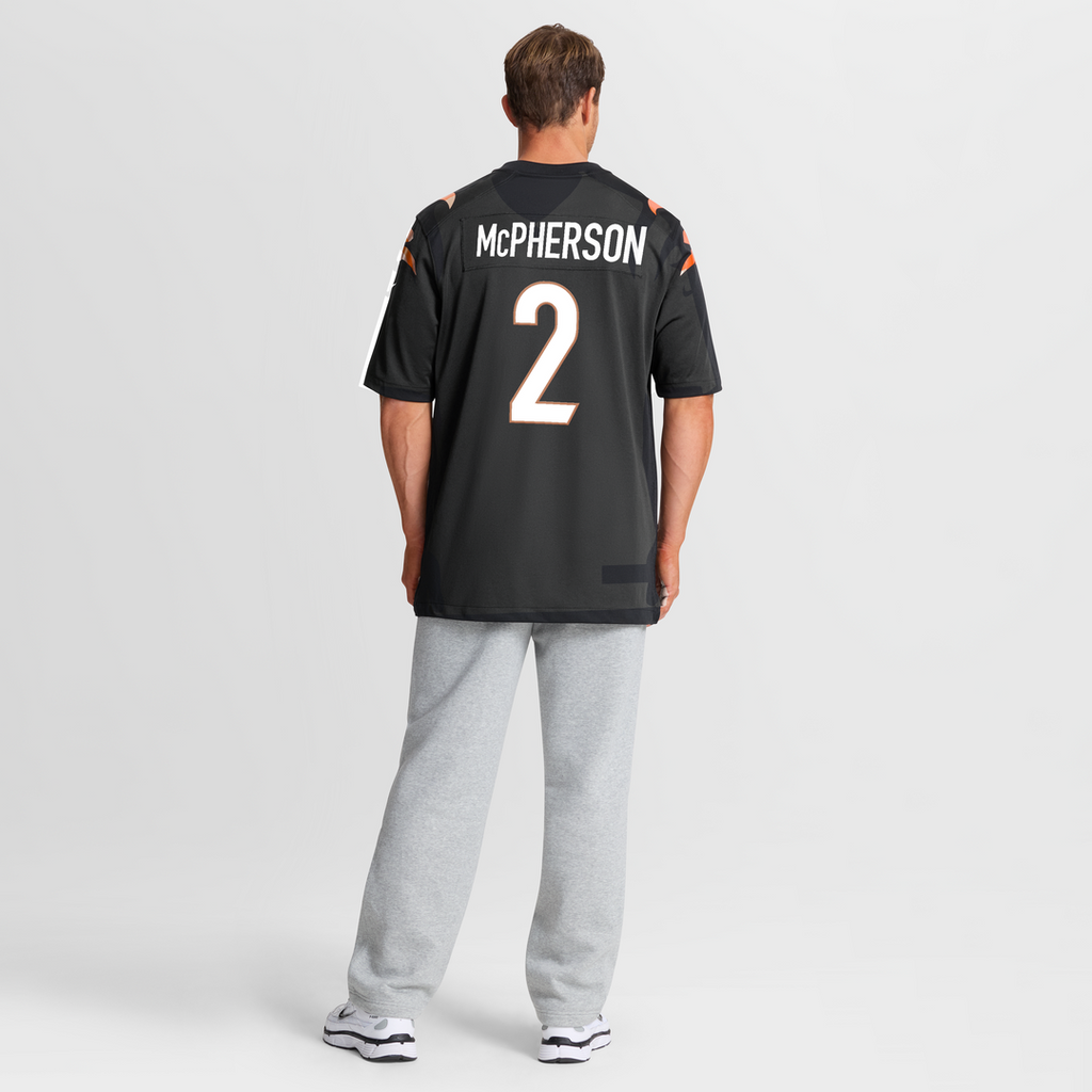 Evan McPherson Cincinnati Bengals Nike Game Official Jersey - Black