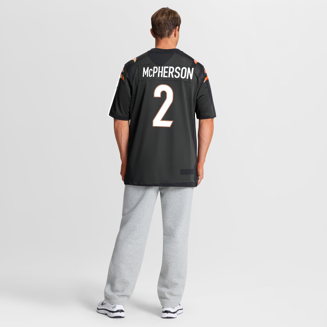 Evan McPherson Cincinnati Bengals Nike Game Official Jersey - Black