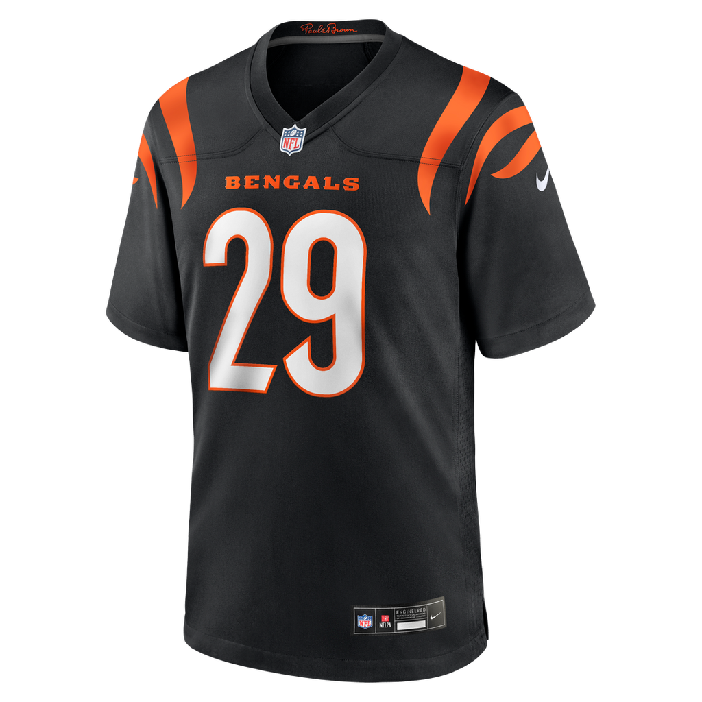 Kyle Dugger Cincinnati Bengals Nike Team Game Jersey - Black