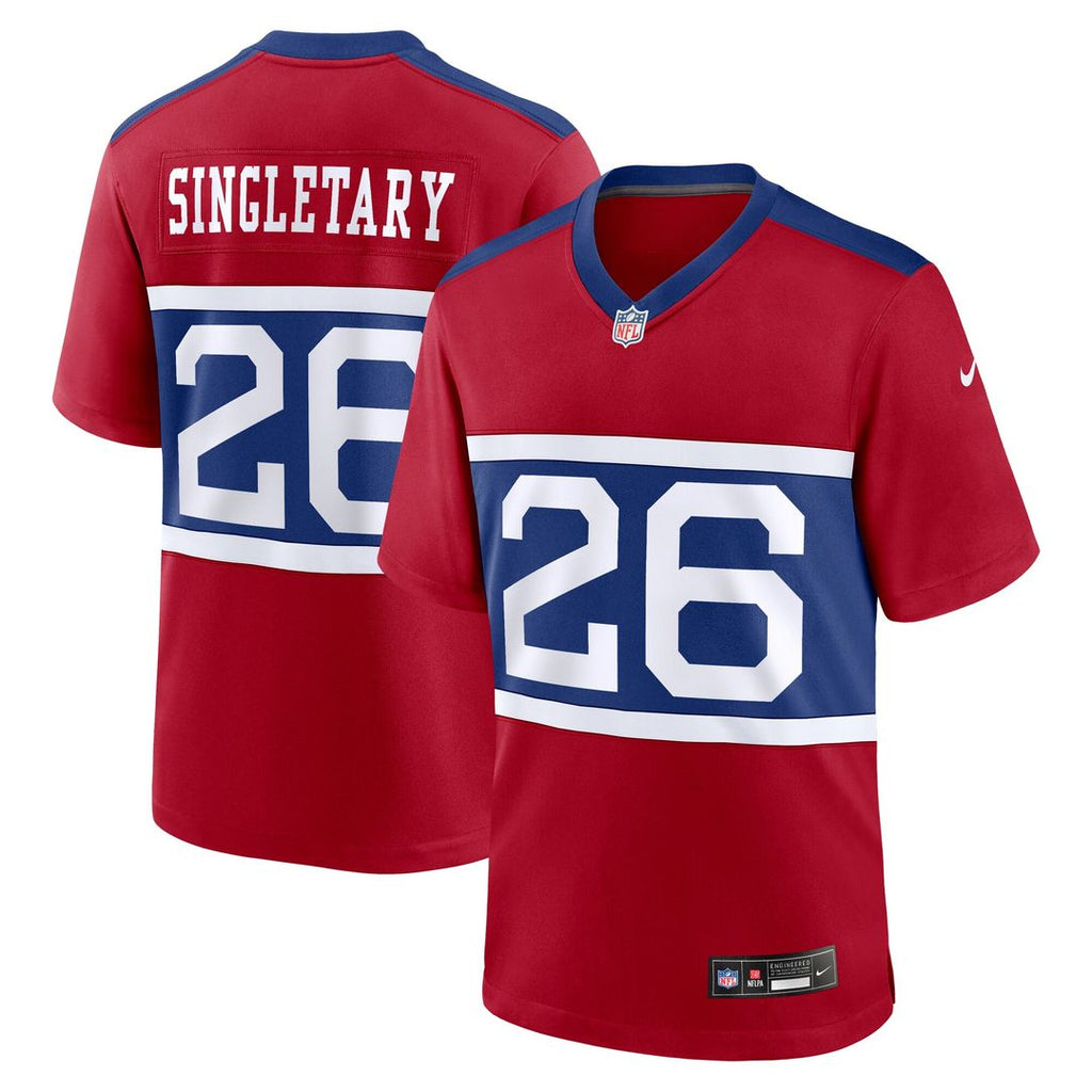 Devin Singletary New York Giants Nike Alternate Player Game Official Jersey - Century Red
