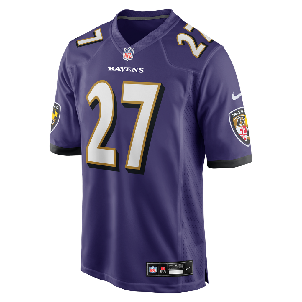 T.J. Tampa Baltimore Ravens Nike Team Game Official Jersey -  Purple