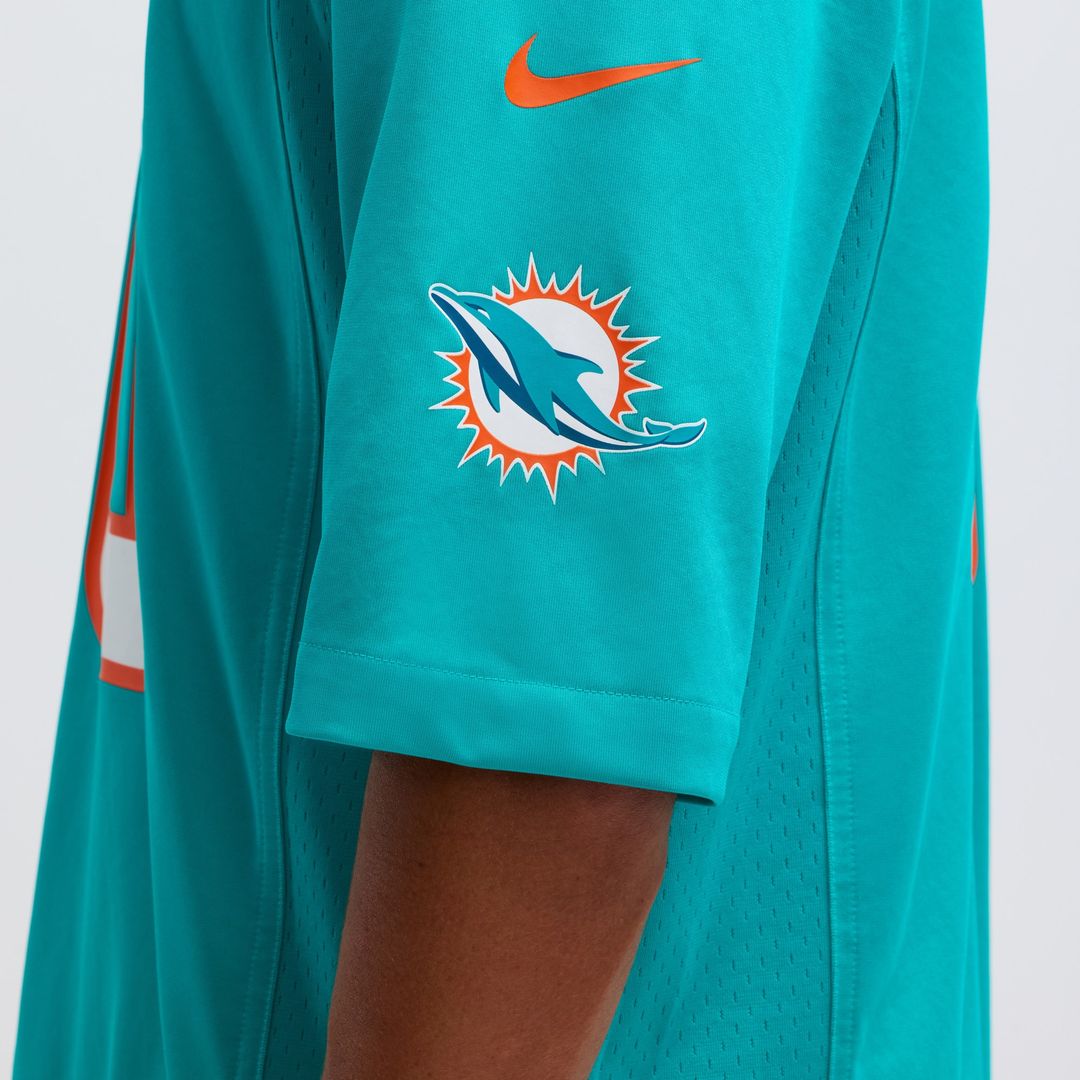 Tyreek Hill Miami Dolphins Nike Game Official Jersey - Aqua