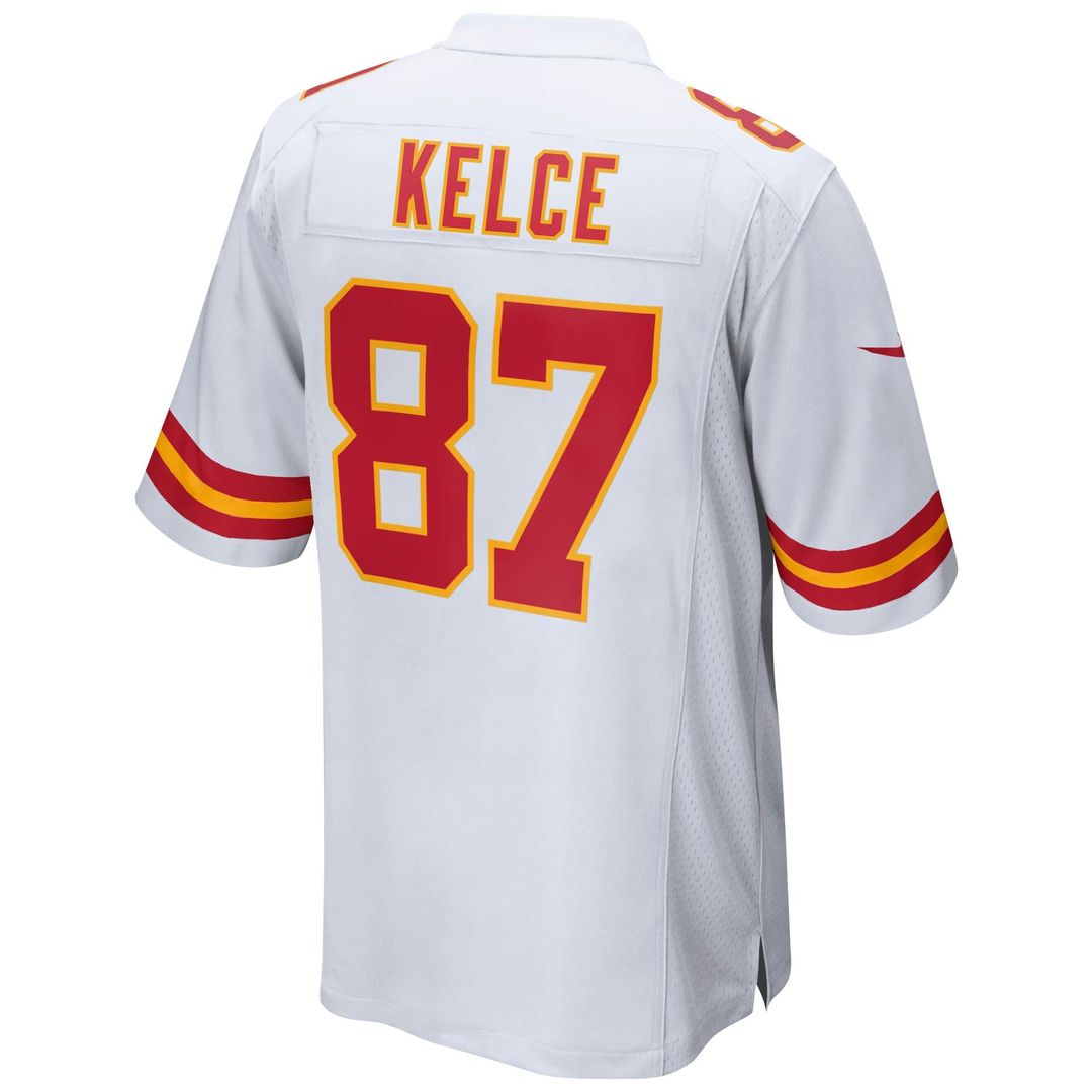 Travis Kelce Kansas City Chiefs Nike Youth Game Official Jersey - White