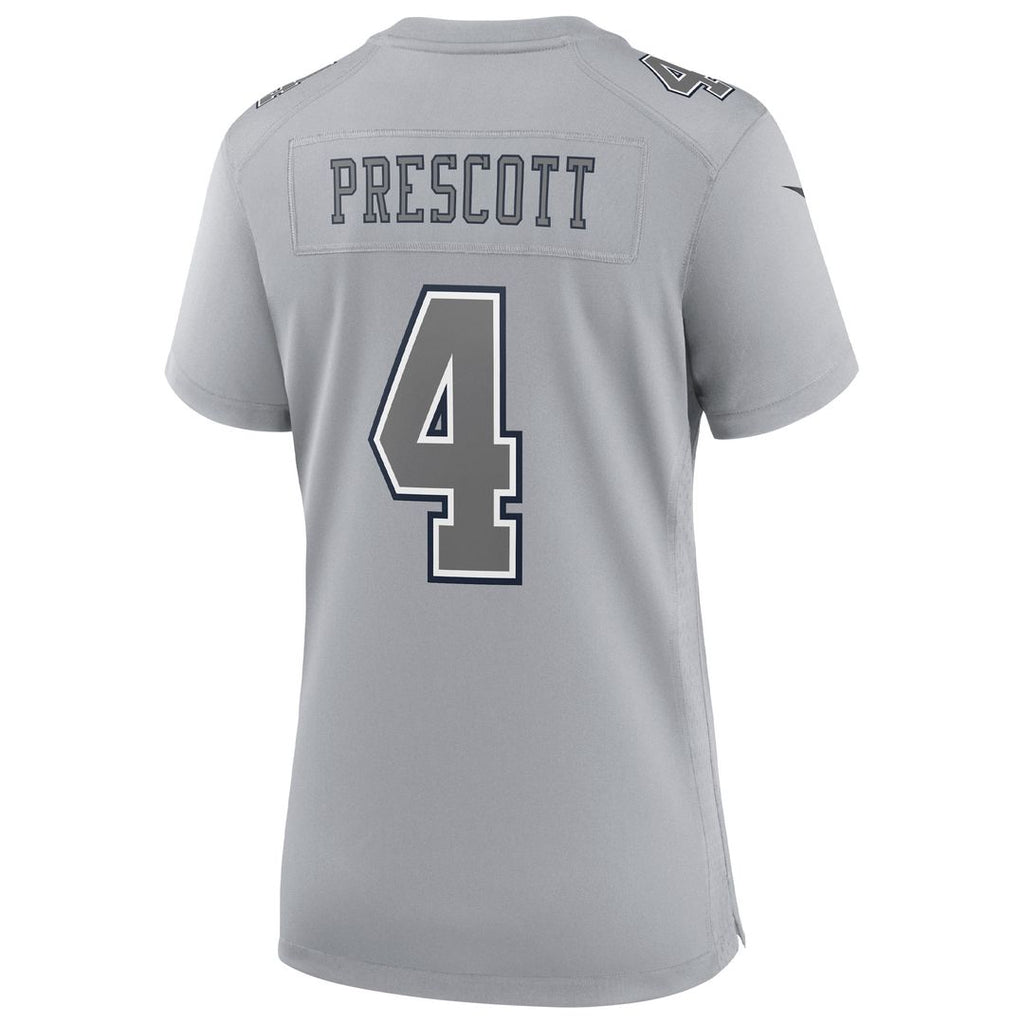 Dak Prescott Dallas Cowboys Nike Women's Atmosphere Fashion Game Official Jersey - Gray