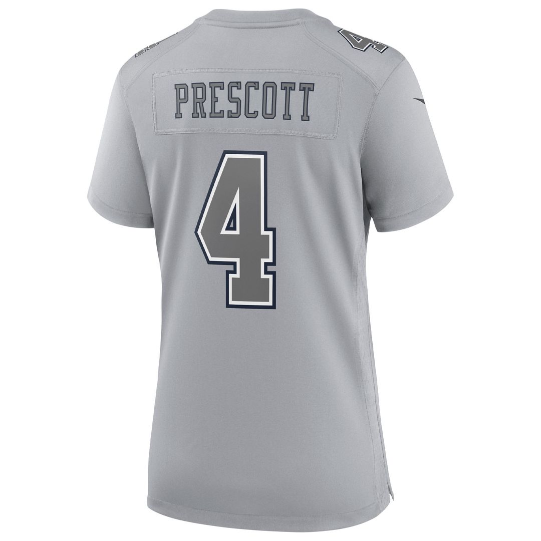 Dak Prescott Dallas Cowboys Nike Women's Atmosphere Fashion Game Official Jersey - Gray