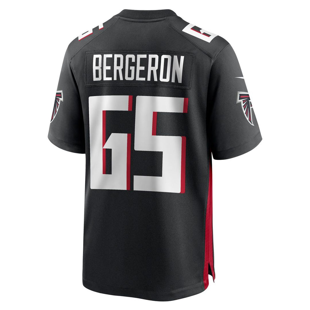 Matthew Bergeron Atlanta Falcons Nike Team Game Official Jersey -  Black