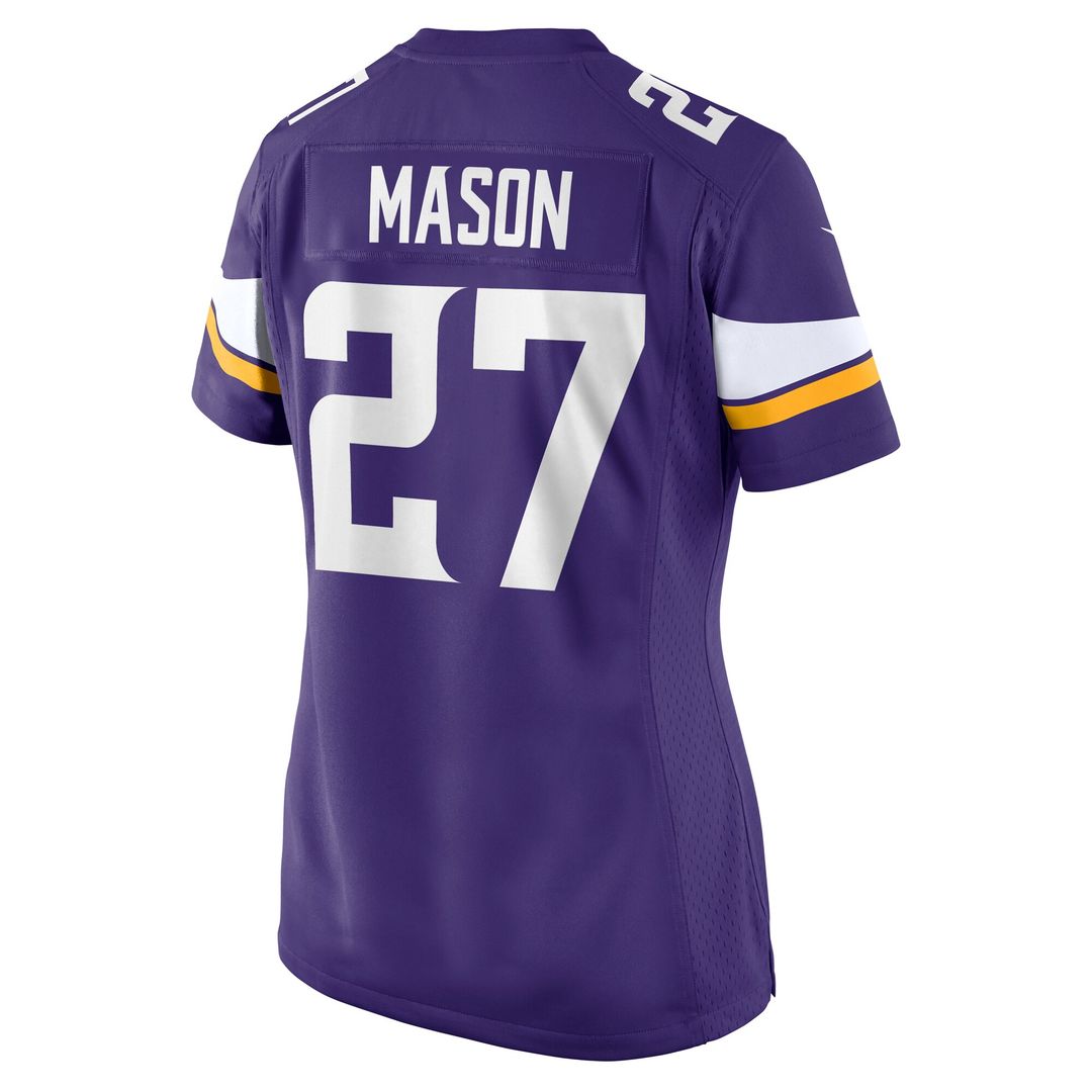 Jordan Mason Minnesota Vikings Nike Women's Team Game Jersey - Purple