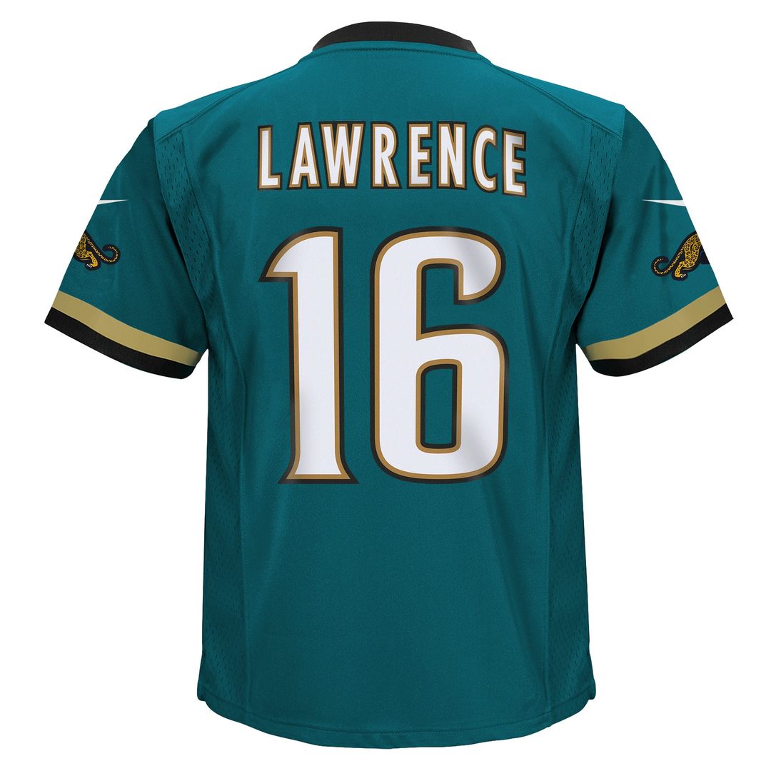 Trevor Lawrence Jacksonville Jaguars Nike Infant Alternate Prowler Throwback Player Game Official Jersey - Teal