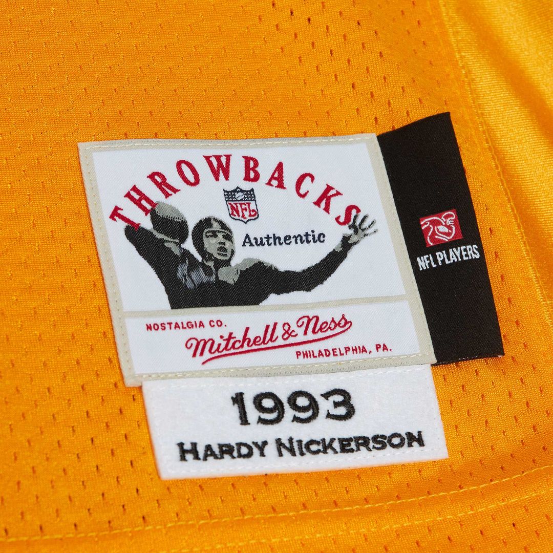 Hardy Nickerson Tampa Bay Buccaneers 1993 Mitchell & Ness Authentic Throwback Retired Player Official Jersey - Orange