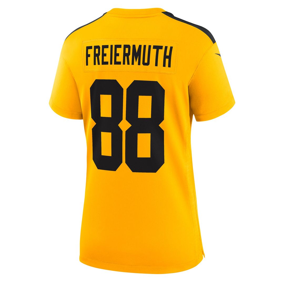 Pat Freiermuth Pittsburgh Steelers Nike Women's Alternate 1933 Throwback Game Official Jersey - Gold