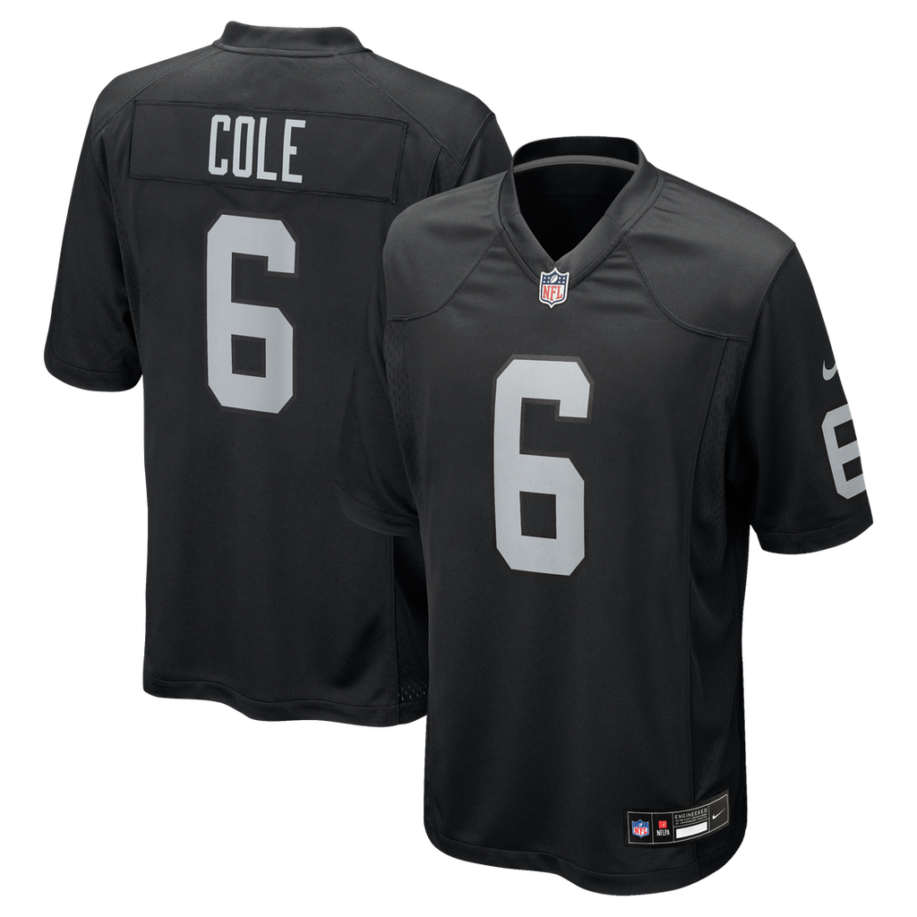 AJ Cole Las Vegas Raiders Nike Game Official Jersey - Black