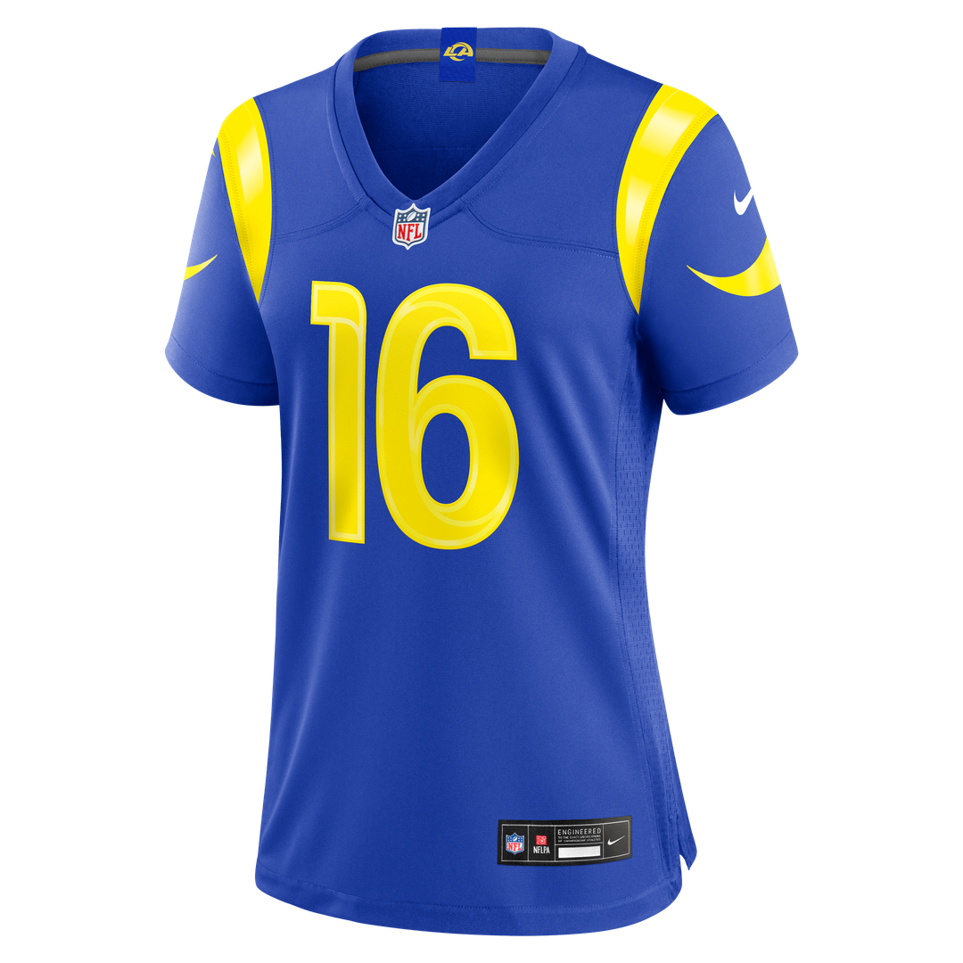 Tru Edwards Los Angeles Rams Nike Women's Team Game Official Jersey - Royal