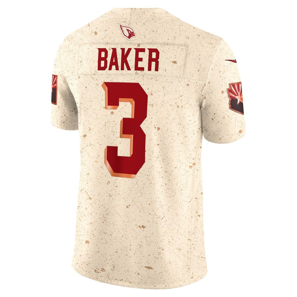 Budda Baker Arizona Cardinals Nike 2025 Rivalries Collection Stitched Limited Official Jersey - Natural