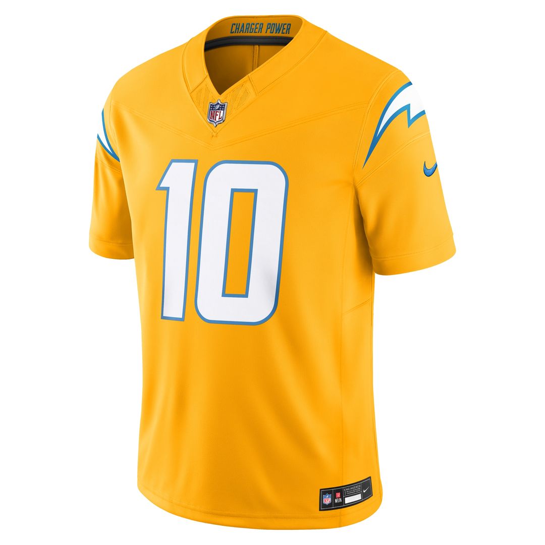 Justin Herbert Los Angeles Chargers Nike Vapor F.U.S.E. Limited Official Jersey - Royal