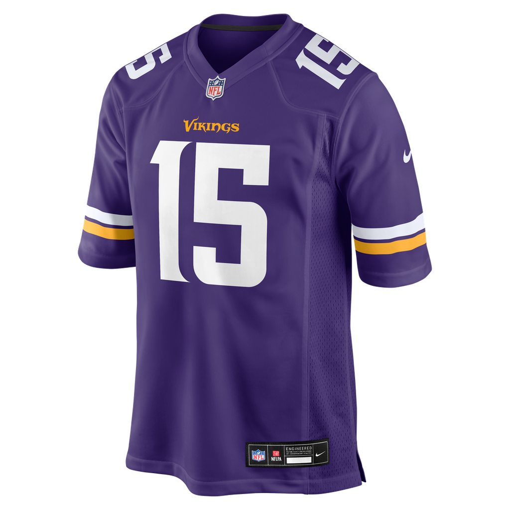 Dallas Turner Minnesota Vikings Nike Game Jersey - Purple